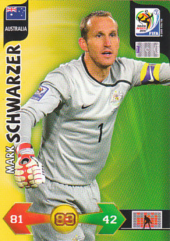 Mark Schwarzer Australia Panini 2010 World Cup #25